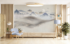 Blue Mountain with Golden Ridges