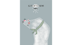 White Bear with Cactus