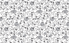 Abstract Geometrical Nodes White BG Seamless