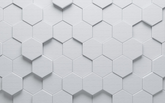 Abstract Hexagon Geometric Tiles