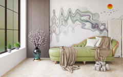 Abstract Ink Line Background