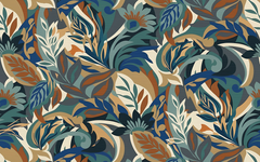 Tapestry of Teal and Umber