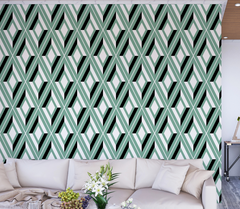 Diamond Light Green BG Seamless