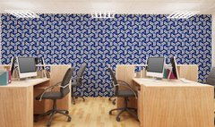 Geometric Blue BG Seamless