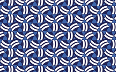 Geometric Blue BG Seamless