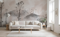 Skein of Birds at Dusk