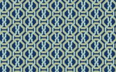 Octagonal Chainlink Pattern Blue BG Seamless