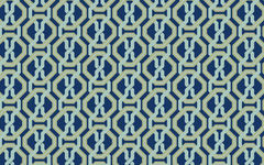 Octagonal Chainlink Pattern Blue BG Seamless