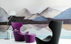 Pebble Stones on Mountain