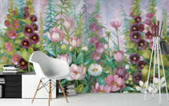 Pink and Burgundy Mini Flowers