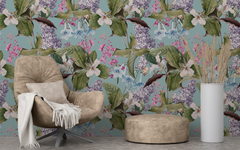 Floral Spring in blue