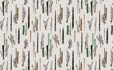 Vertical Green Lines Cream BG Seamless