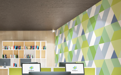 Vivas Apple Juice Green BG Seamless