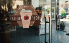 Glass Window Transparent Signs