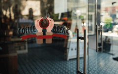 Glass Window Transparent Signs