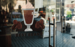 Glass Window Transparent Signs