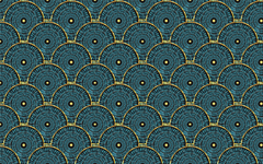 Azure & Gilded Mosaic