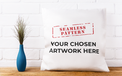 Print Seamless Pattern on Throw Pillow