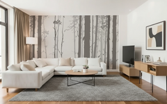 Black and White Forest