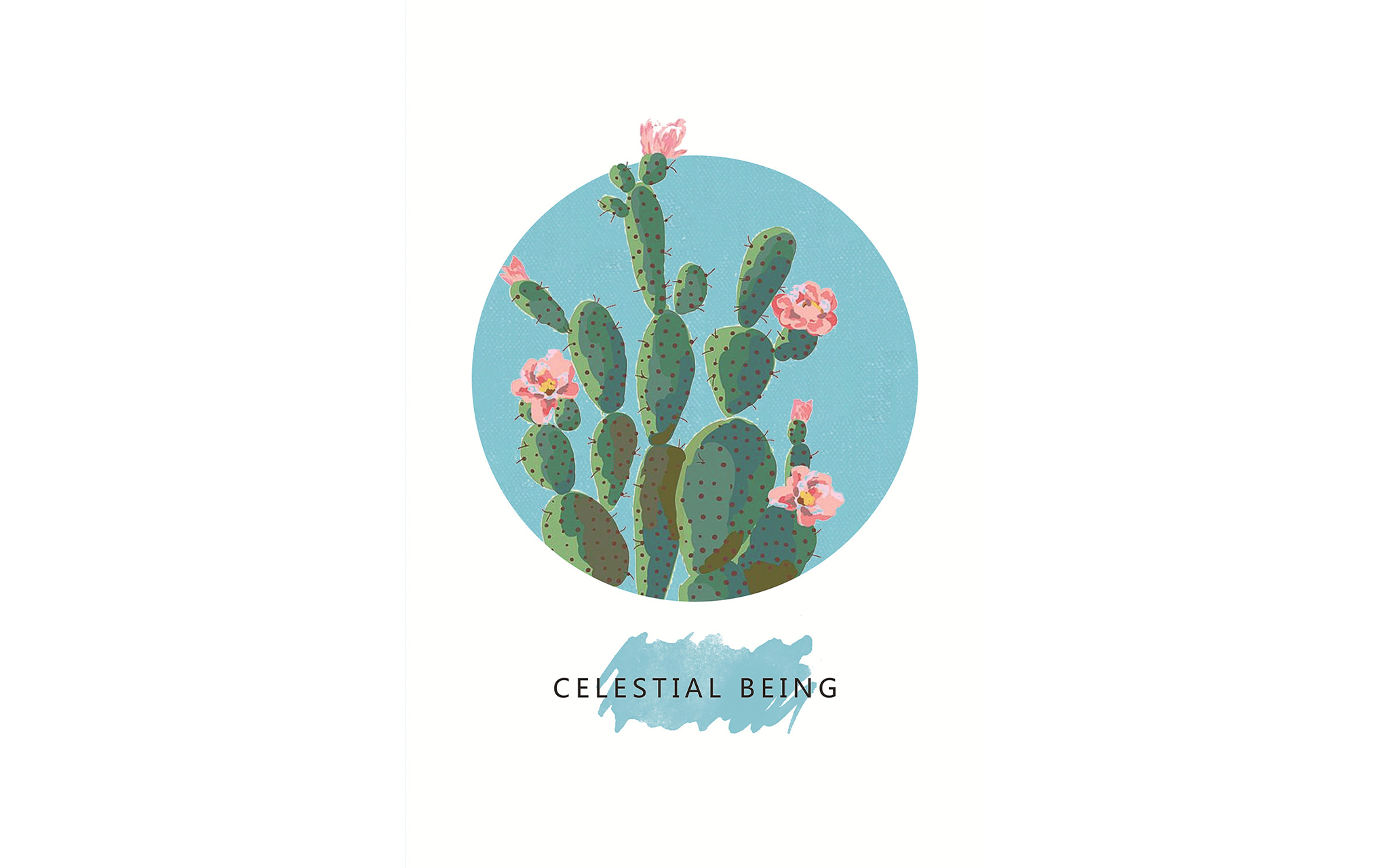 Cactus and Flamingos