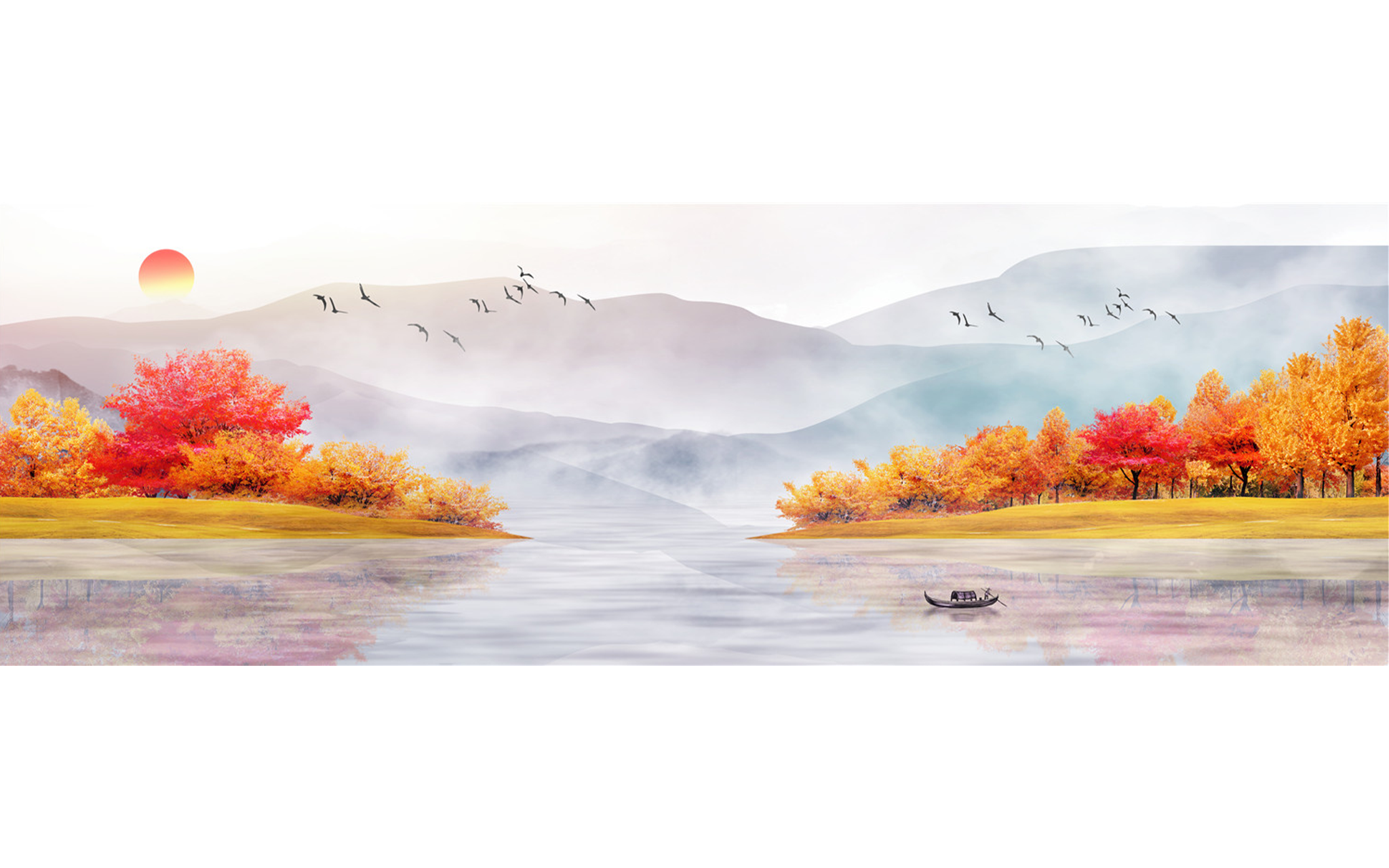 Mountains in Autumn