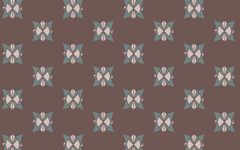 Abstract Star Like Pattern Brown BG Seamless
