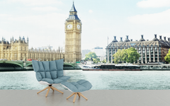 Big Ben with Bridge and River