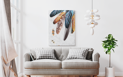 Colored Feather