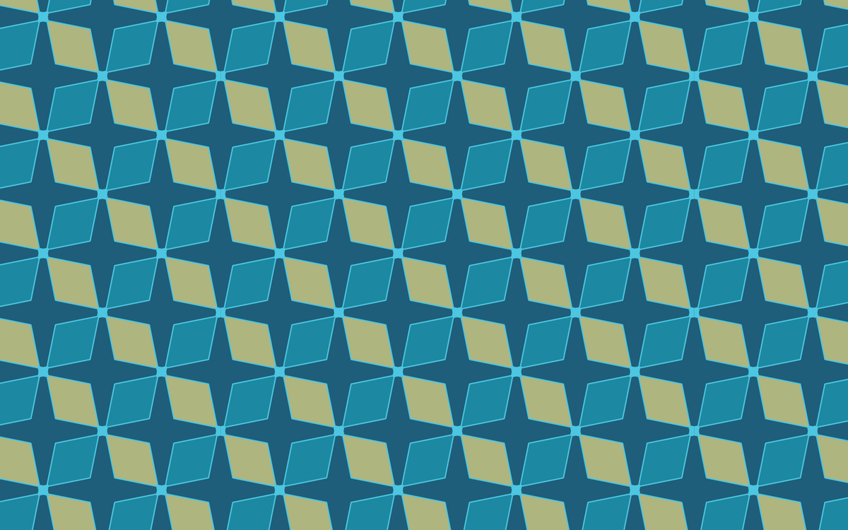 Cross-like Pattern Blue BG Seamless