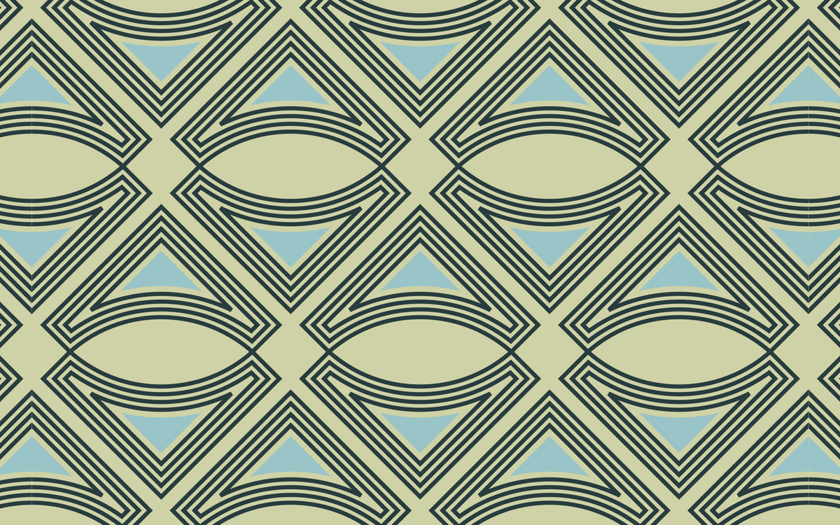 Curved Triangle Pattern Light Blue BG Seamless