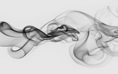 Abstract Black Smoke Motion