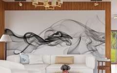 Abstract Black Smoke Motion