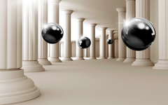 The Floating Black Sphere