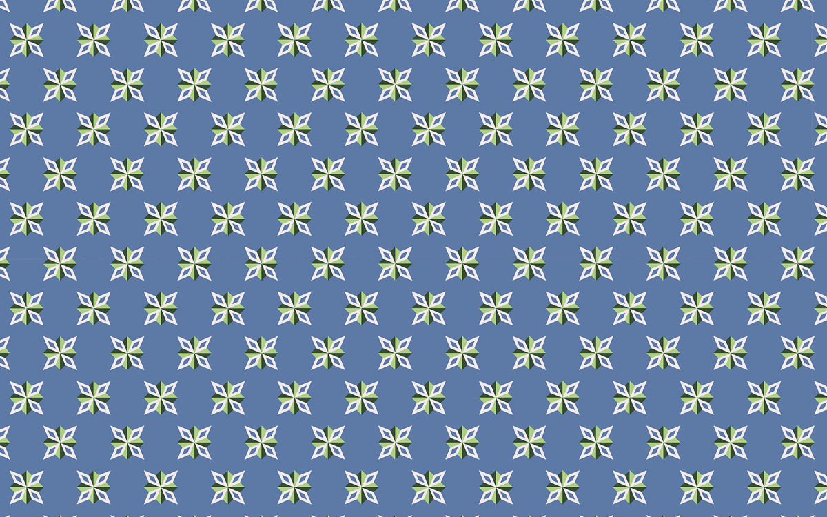 Geo Polygon Blue BG Seamless