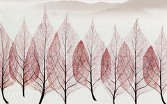 The Autumn Lined Leaves