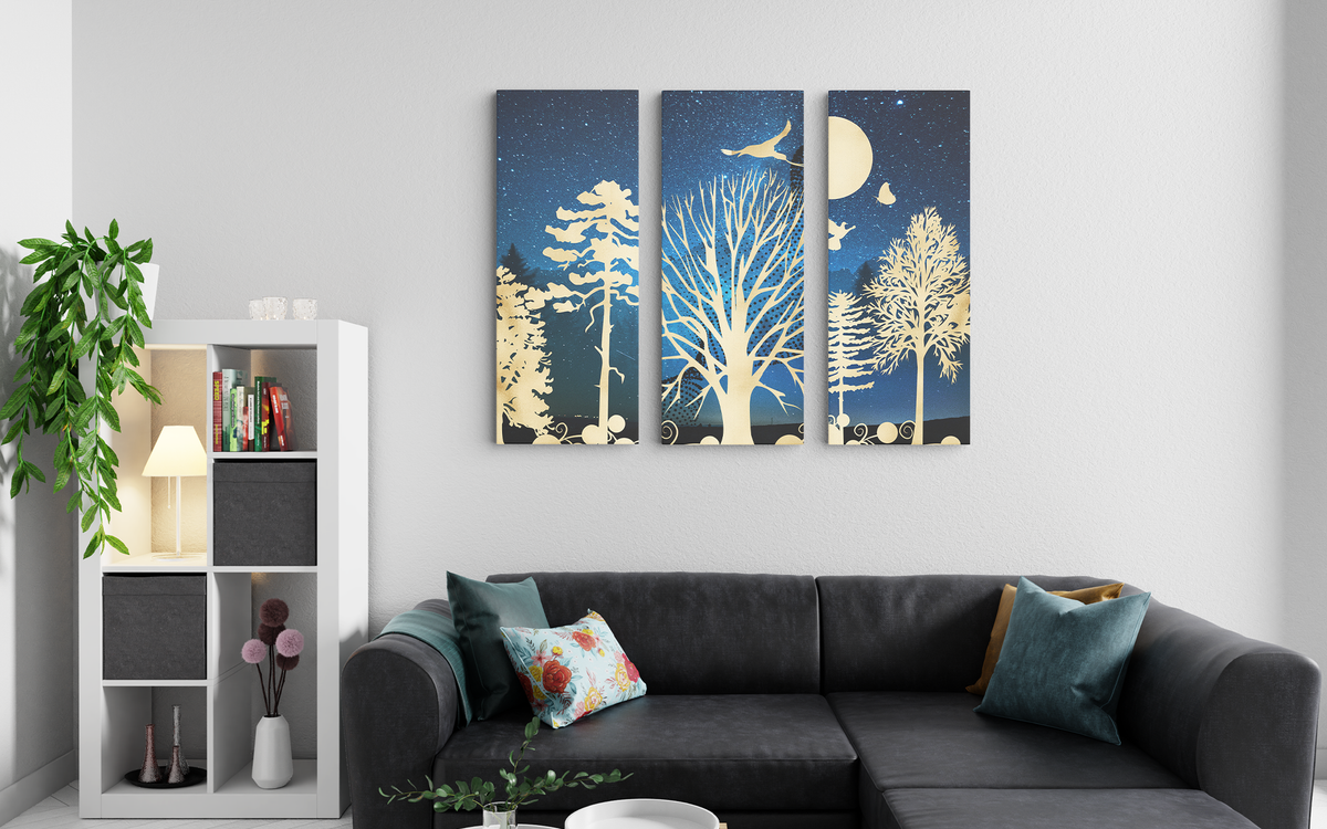 Midnight Golden Tree