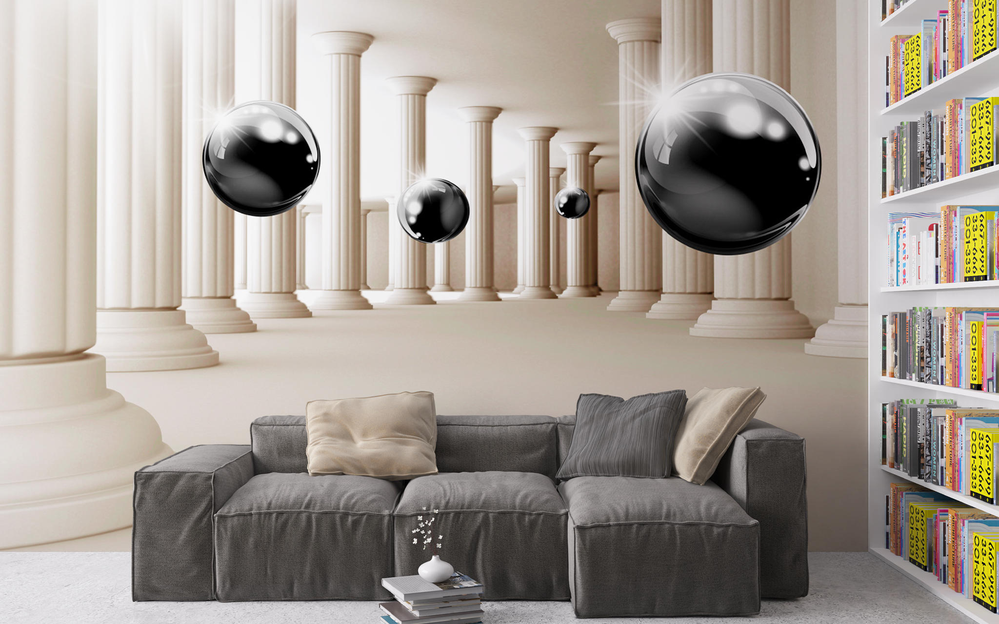 The Floating Black Sphere
