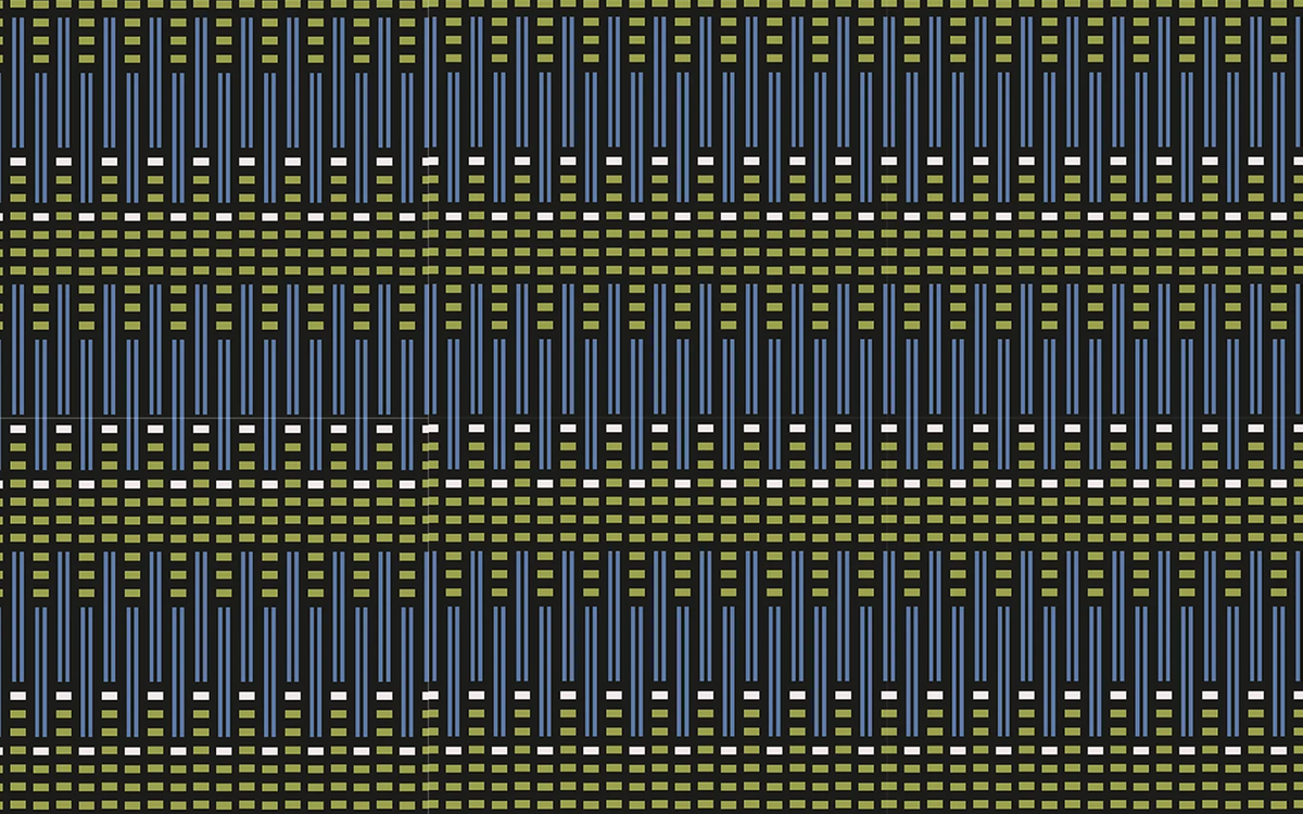 Vertical Stripes Blue BG Seamless