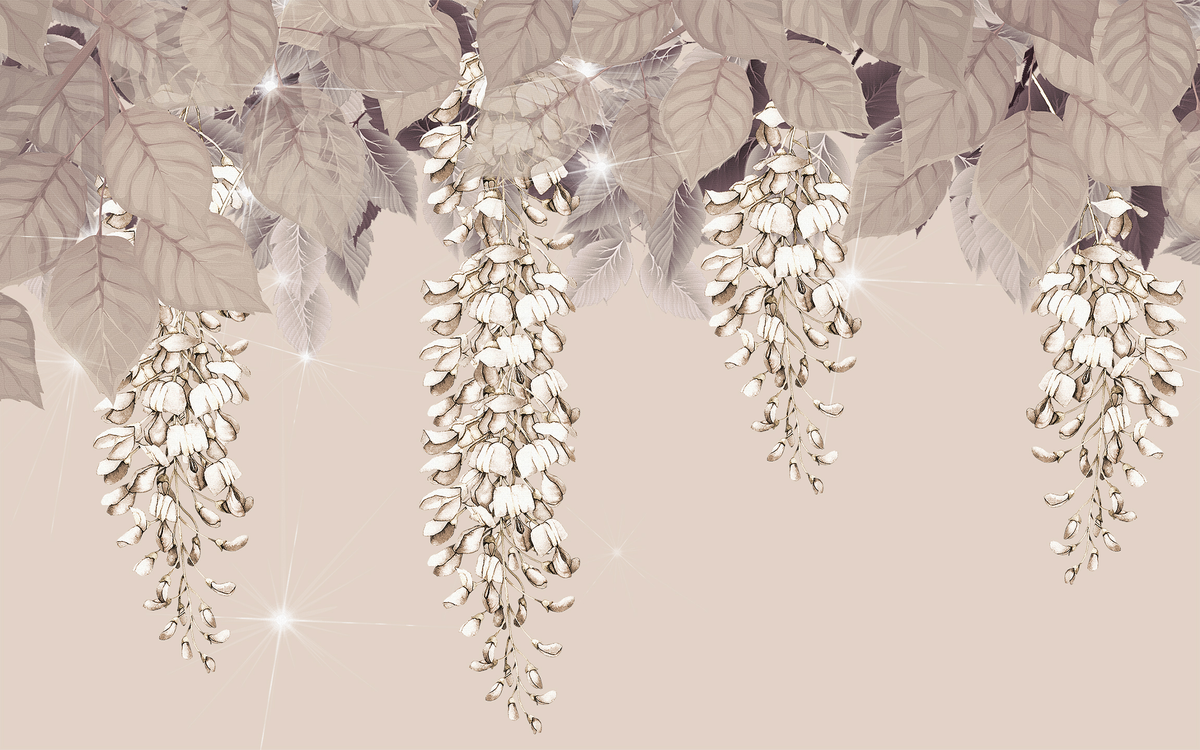 Flowing White Flowers