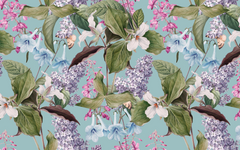 Floral Spring in blue